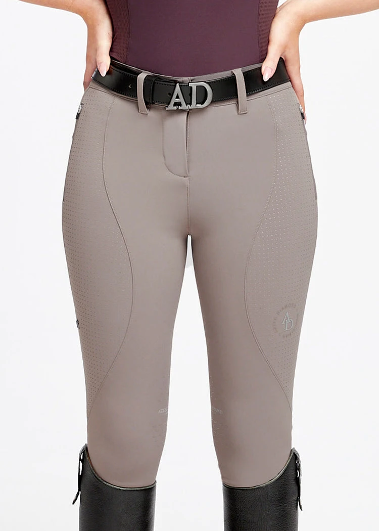 Aztec Diamond Performance Breeches Taupe 4 Aztec Diamond Performance Breeches Taupe - Image 4