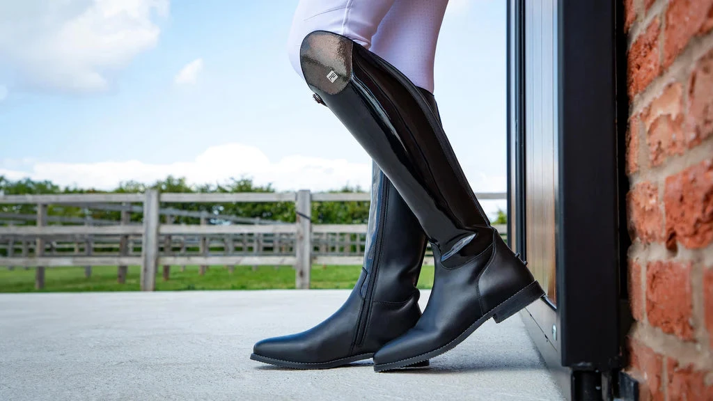 Premier Equine Levade Ladies Leather Dressage Riding Boots Black 6 Premier Equine Levade Ladies Leather Dressage Riding Boots Black - Image 6