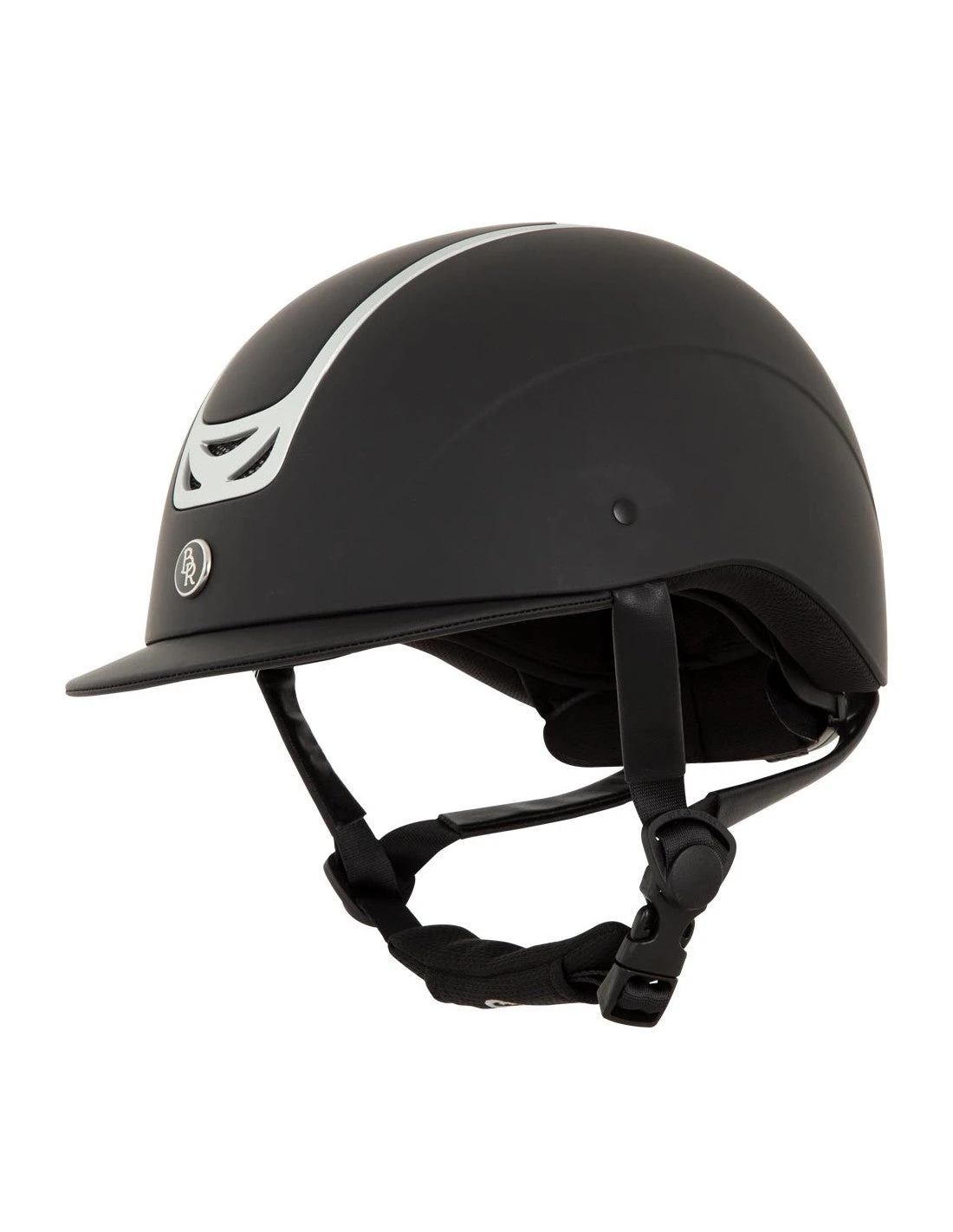 BR Equestrian Volta Helmet Painted Black 1 BR Equestrian Volta Helmet Painted Black