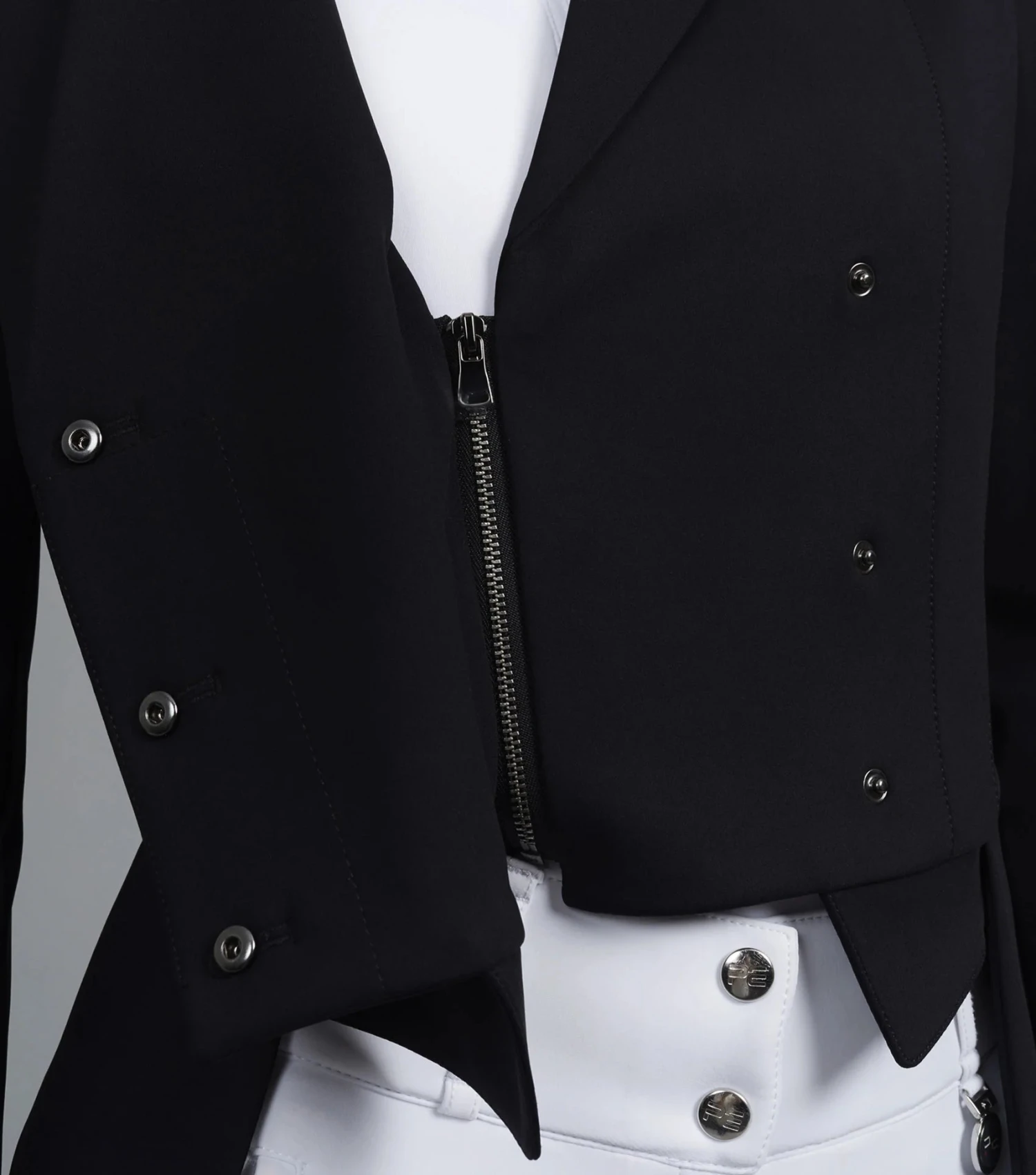 Premier Equine Capriole Ladies Short Tail Dressage Jacket Black 5 Premier Equine Capriole Ladies Short Tail Dressage Jacket Black - Image 5