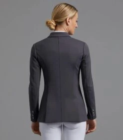 Premier Equine Capriole Ladies Short Tail Dressage Jacket Grey -Maximilian Store capriole competition jacket grey 3 2048x 6e3353b6 cf2a 4c1f b22f 401096e72bb4