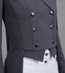 Premier Equine Capriole Ladies Short Tail Dressage Jacket Grey -Maximilian Store capriole competition jacket grey 4 451871 2048x c860e085 a524 4303 8928 056909b87343