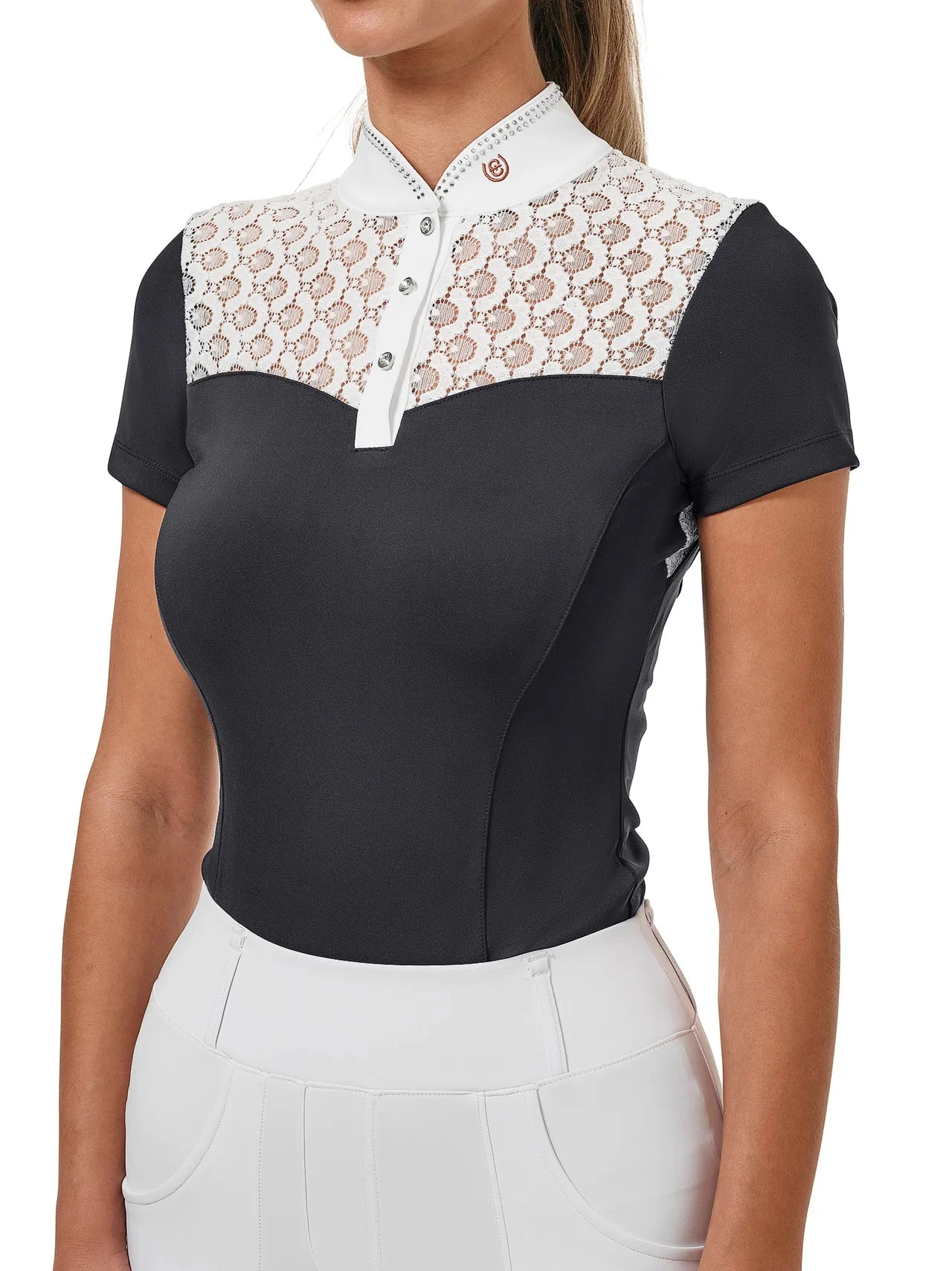 Equestrian Stockholm Crystal Champion Top Dark Ocean 6 Equestrian Stockholm Crystal Champion Top Dark Ocean - Image 6