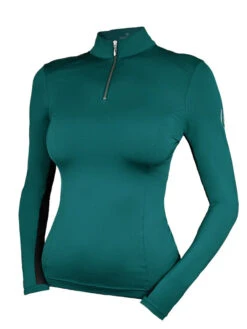 Equestrian Stockholm Air Breeze Base Layer Emerald -Maximilian Store emerald air breeze top riding top ridtopp oben reiten top rijden 600x800 2