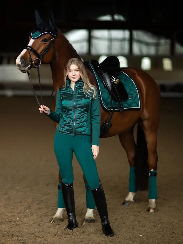 Equestrian Stockholm Active Performance Jacket Emerald 4 Equestrian Stockholm Active Performance Jacket Emerald - Image 4