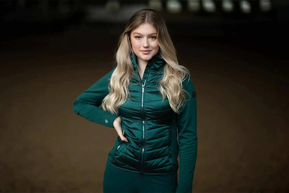 Equestrian Stockholm Active Performance Jacket Emerald 3 Equestrian Stockholm Active Performance Jacket Emerald - Image 3