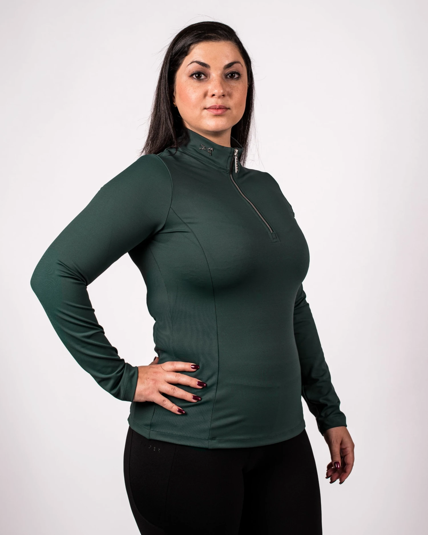 Fager Emma Long Sleeve Base Layer Green 2 Fager Emma Long Sleeve Base Layer Green - Image 2