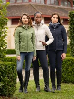 LeMieux Brioney Hybrid Jacket Thyme -Maximilian Store group lifestyle brioneyhybridjacket thyme stone navy 1 pt