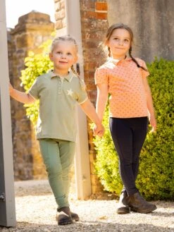 LeMieux Mini Polo Shirt Fern 9 LeMieux Mini Polo Shirt Fern -Maximilian Store group lifestyle minipoloshirt sherbert thyme 4