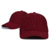 Equestrian Stockholm Cotton Cap Bordeaux