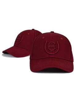 Equestrian Stockholm Cotton Cap Bordeaux