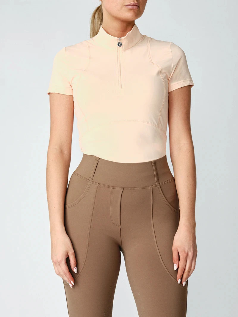 PS Of Sweden Adele Short Sleeve Base Layer Peach 2 PS Of Sweden Adele Short Sleeve Base Layer Peach - Image 2