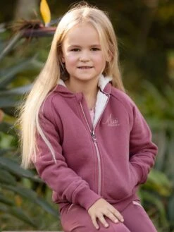 LeMieux Mini Sherpa Lined Lily Hoodie Orchid -Maximilian Store it03547 lifestyle minisherpalinedlilyhoodie orchid 2 copy