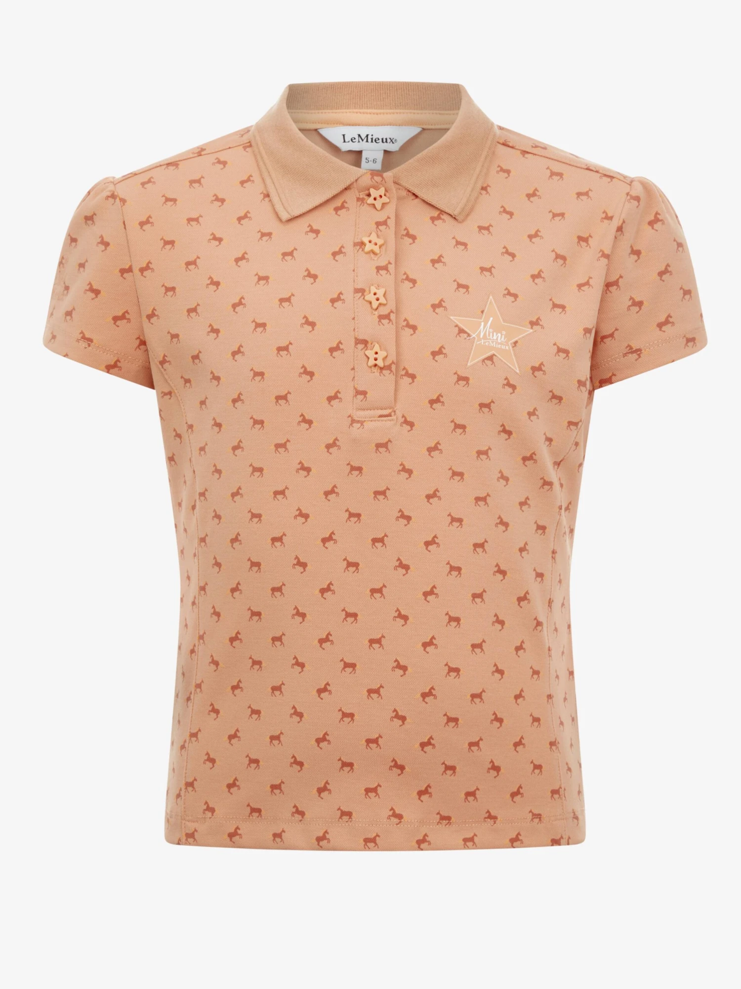 LeMieux Mini Polo Shirt Sherbet 1 LeMieux Mini Polo Shirt Sherbet