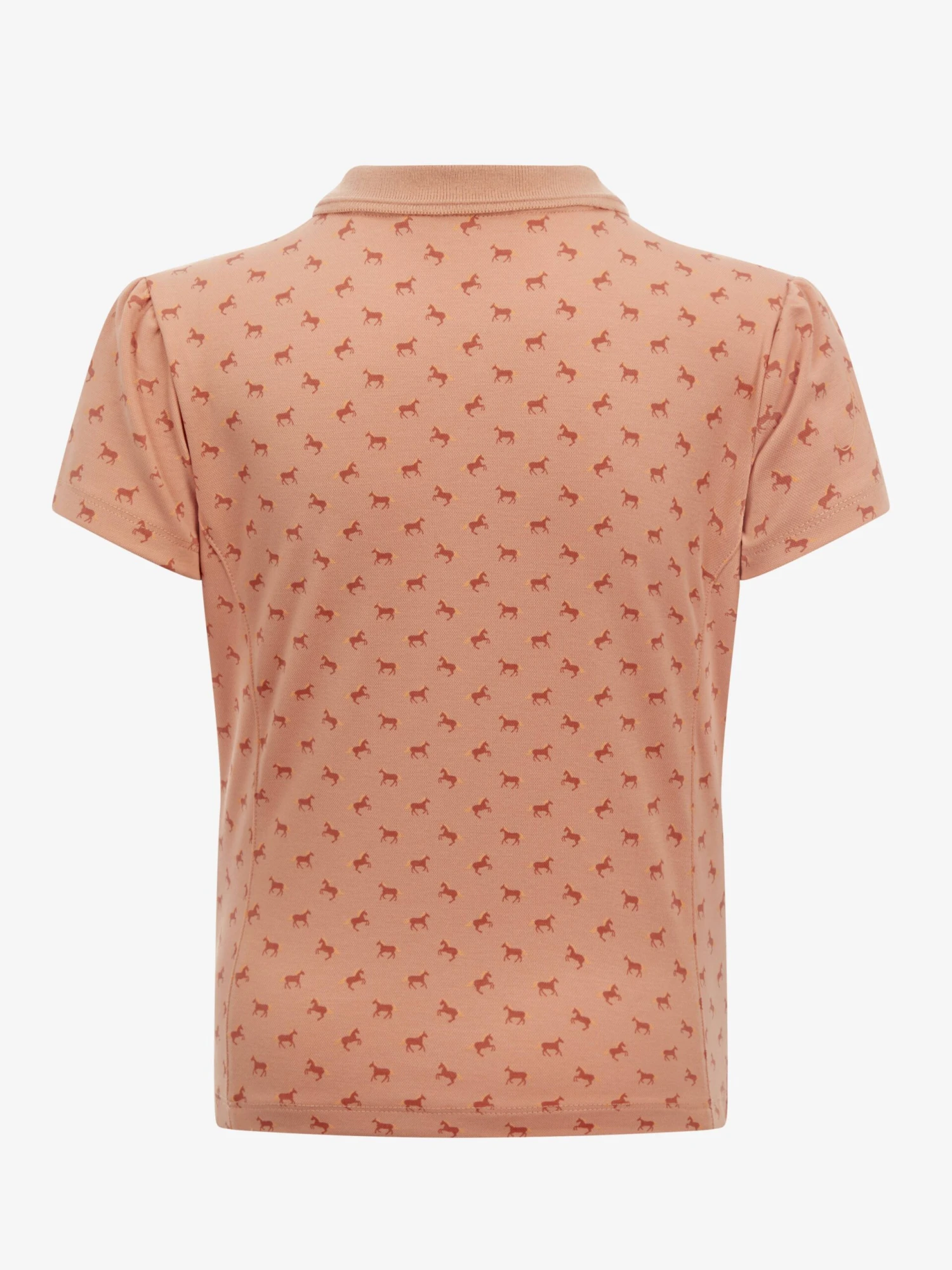 LeMieux Mini Polo Shirt Sherbet 4 LeMieux Mini Polo Shirt Sherbet - Image 4