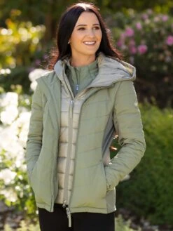 LeMieux Brioney Hybrid Jacket Thyme -Maximilian Store it04072 lifestyle brioneyhybridjacket thyme 6