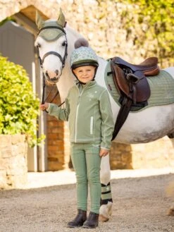 LeMieux Mini Mari Zip Through Jacket Thyme -Maximilian Store it04331 lifestyle minimarizipthrough thyme 3 1 2 8b25fe4a 785a 46d4 8088 3d56da8006ad