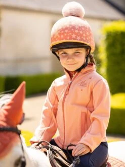 LeMieux Mini Mari Zip Through Jacket Sherbert -Maximilian Store it04497 lifestyle minimarizipthrough sherbert 5