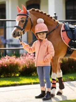 LeMieux Mini Mari Zip Through Jacket Sherbert -Maximilian Store it04497 lifestyle minimarizipthrough sherbert 8