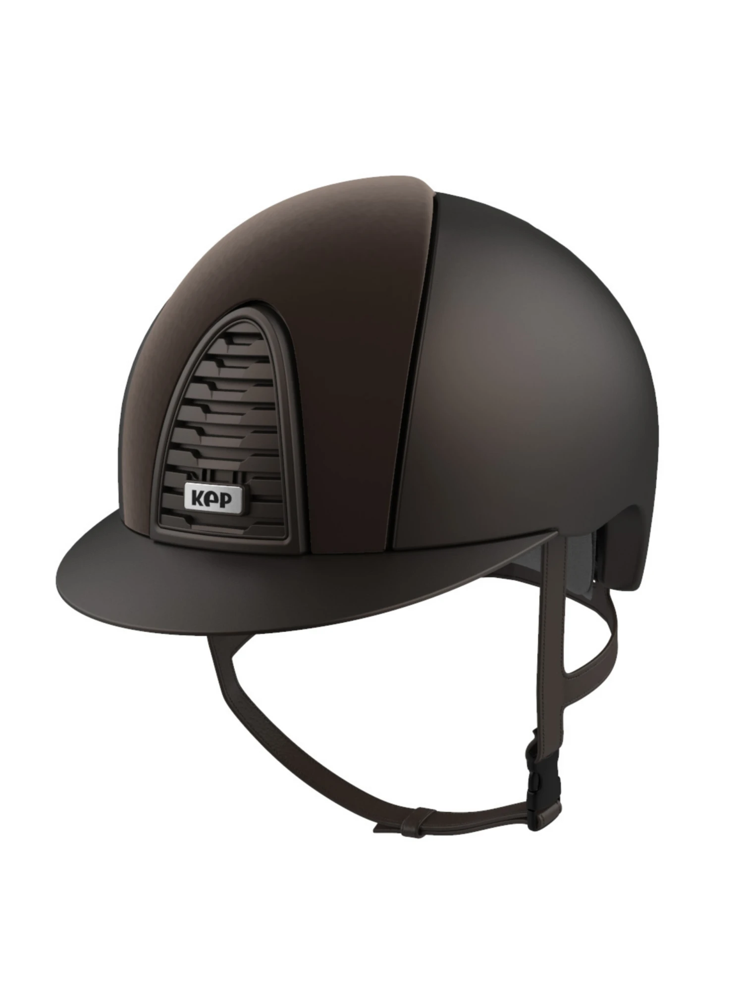KEP Cromo 2.0 Helmet Textile Brown - Brown Velvet Front & Rear Panels 1 KEP Cromo 2.0 Helmet Textile Brown - Brown Velvet Front & Rear Panels