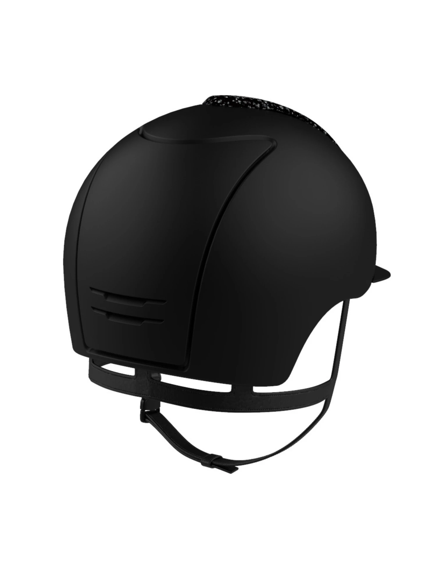 KEP Cromo 2.0 Helmet Textile Black - Sparkling Black Velvet Front Panel 2 KEP Cromo 2.0 Helmet Textile Black - Sparkling Black Velvet Front Panel - Image 2
