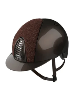 KEP Cromo 2.0 Helmet Polish Brown - Brown Glitter Front Panel
