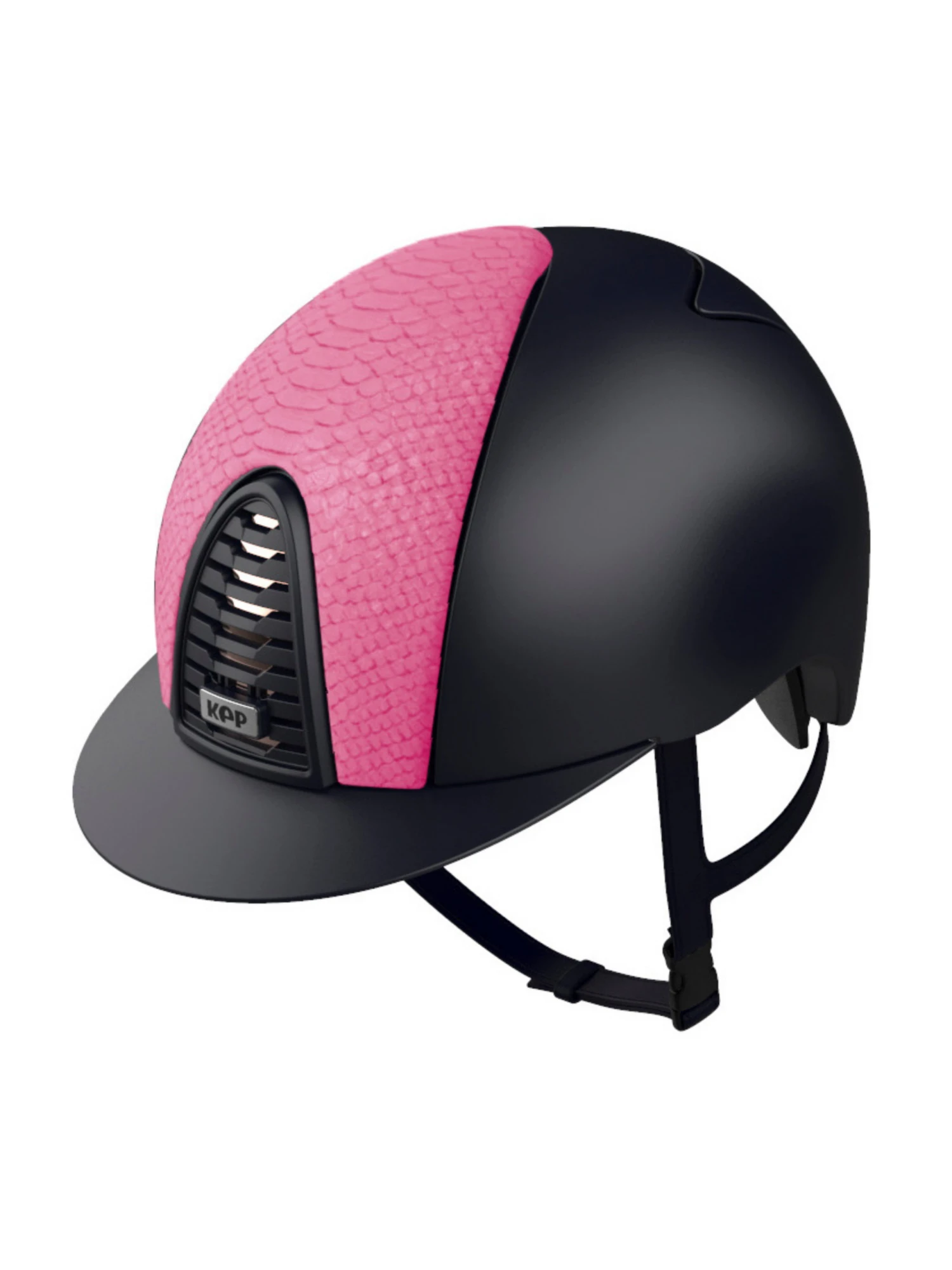 KEP Cromo 2.0 Helmet Textile Blue - Pink Python Front Panel 1 KEP Cromo 2.0 Helmet Textile Blue - Pink Python Front Panel