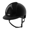 KEP Cromo 2.0 Helmet Velvet Black - Polish Black Front & Rear Panels