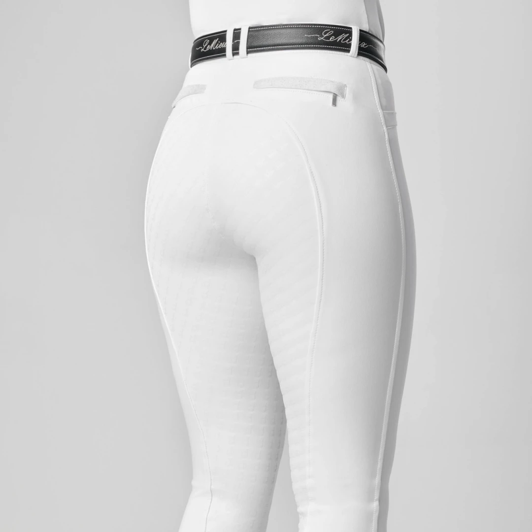 LeMieux Dynamique Full Seat Breeches White 2 LeMieux Dynamique Full Seat Breeches White - Image 2