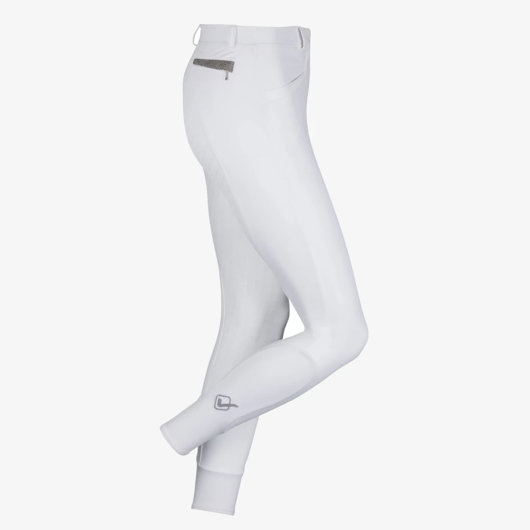 LeMieux Dynamique Full Seat Breeches White 3 LeMieux Dynamique Full Seat Breeches White - Image 3