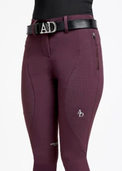 Aztec Diamond Performance Breeches Maroon