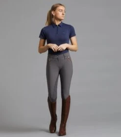 Premier Equine Milliania Ladies Full Seat Gel Riding Breeches Anthracite