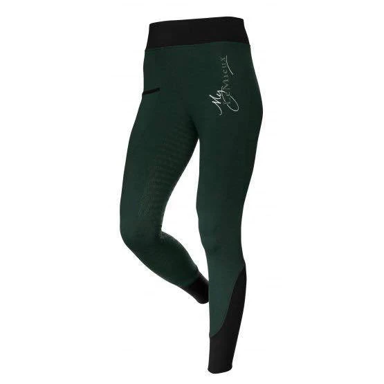 LeMieux Activewear Pull On Breeches Green 1 LeMieux Activewear Pull On Breeches Green