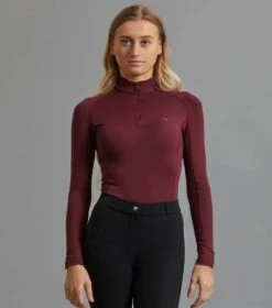 Premier Equine Ombretta Technical Base Layer Wine