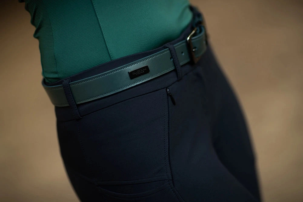 Equestrian Stockholm Prime Belt Sycamore Green 2 Equestrian Stockholm Prime Belt Sycamore Green - Image 2