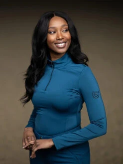 Equestrian Stockholm Vision Base Layer Blue Meadow 9 Equestrian Stockholm Vision Base Layer Blue Meadow -Maximilian Store vvblue meadow riding top ridtopp oben reiten top rijden hov 2