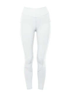 Equestrian Stockholm Dressage Movement Riding Tights White -Maximilian Store white Riding tights dressage movement framkopiera