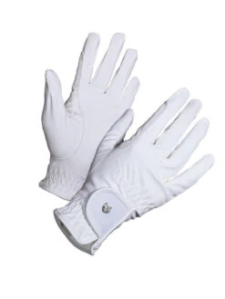 Equestrian Stockholm Motion Riding Gloves White